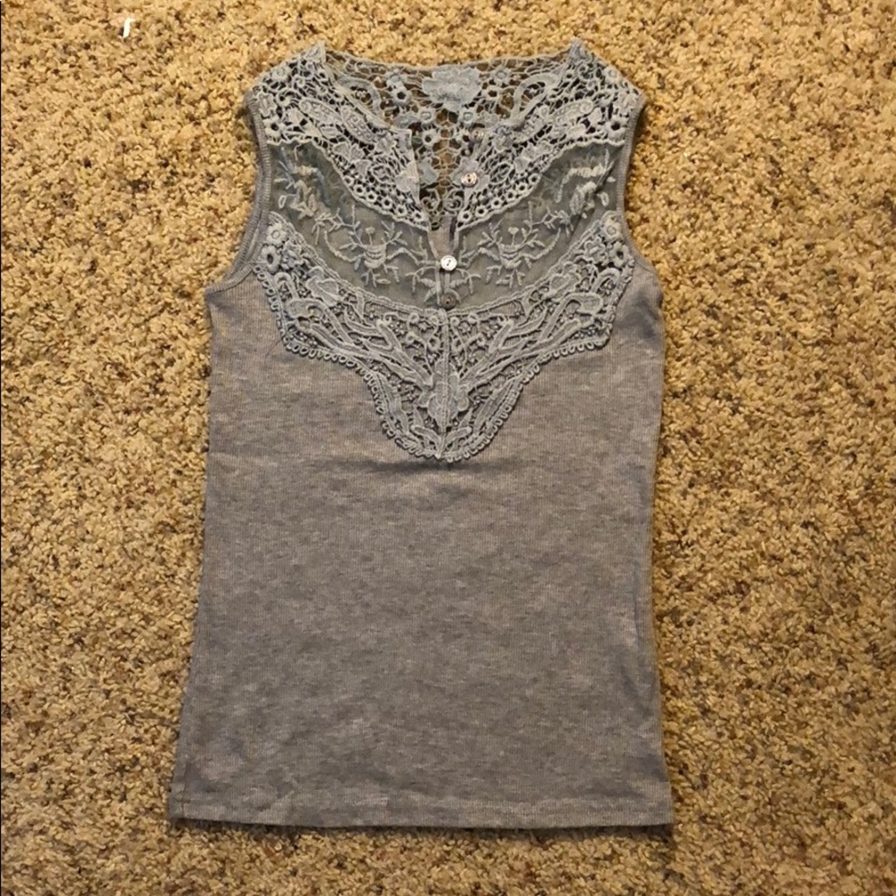 Top with crochet details
